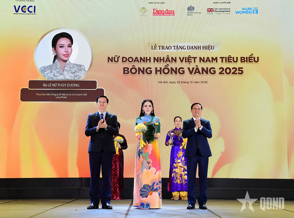 Lê Nữ Thùy Dương - nữ doanh nhân Việt Nam tiêu biểu 2025